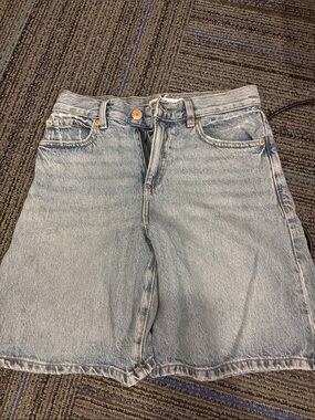 Garage Light Blue Men’s Relaxed Denim Shorts